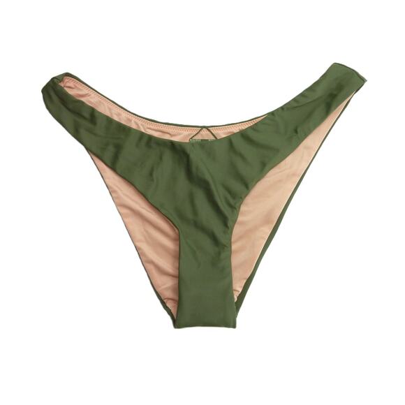 NWT J.Crew Swim Forest Green Bottom Size S - Picture 1 of 5